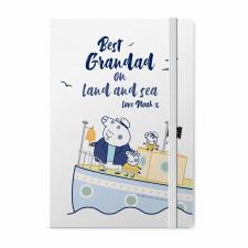 Personalised Peppa Pig Best Grandad A5 Notebook